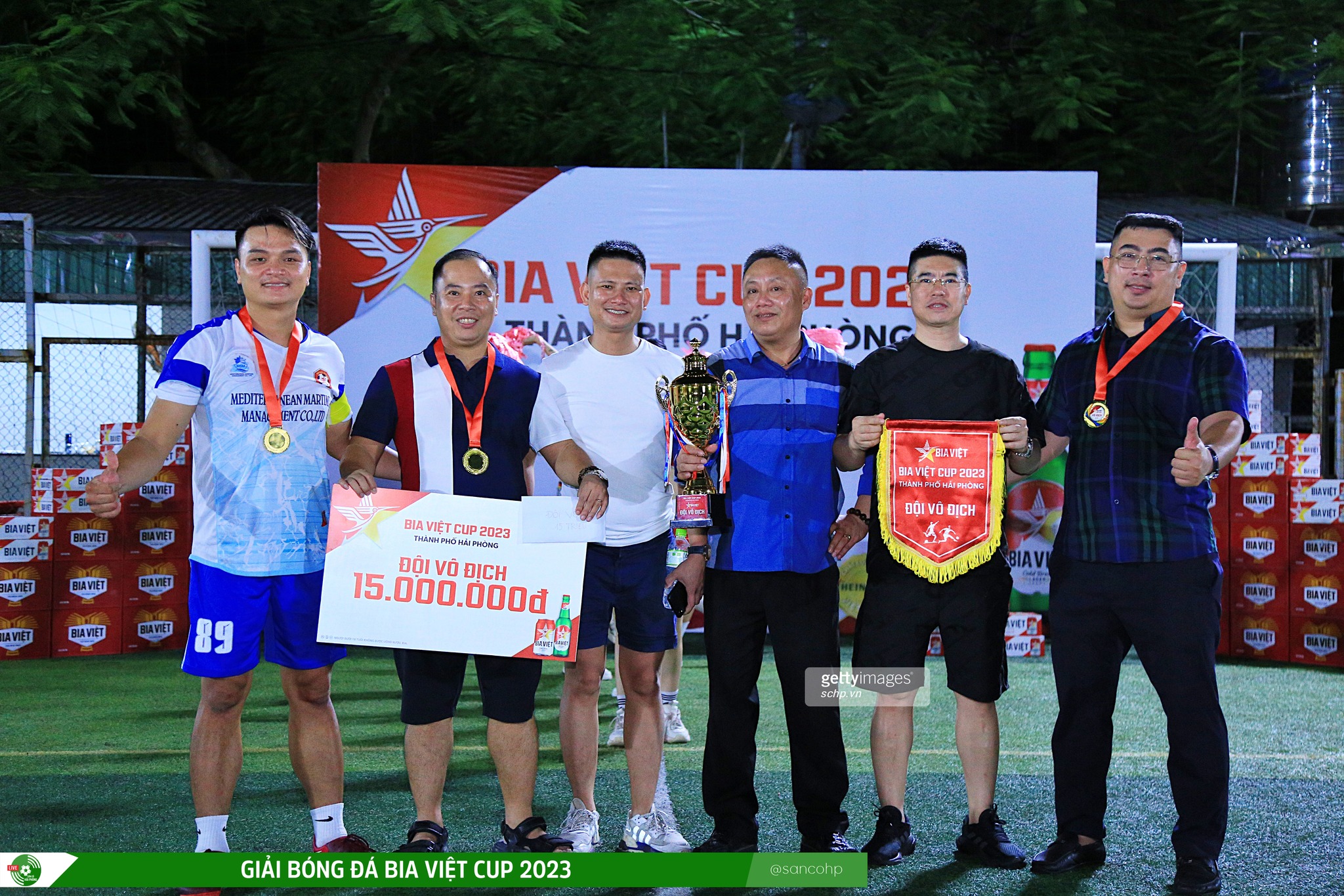 FC MSM - VVHP đoạt CUP  vô địch giải bóng đá BIA VIET CUP 2023 - Thành Phố HẢI PHÒNG