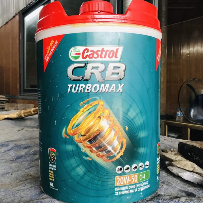 Dầu  động cơ castrol CRB Turbomax 20W50/15W40 CI4